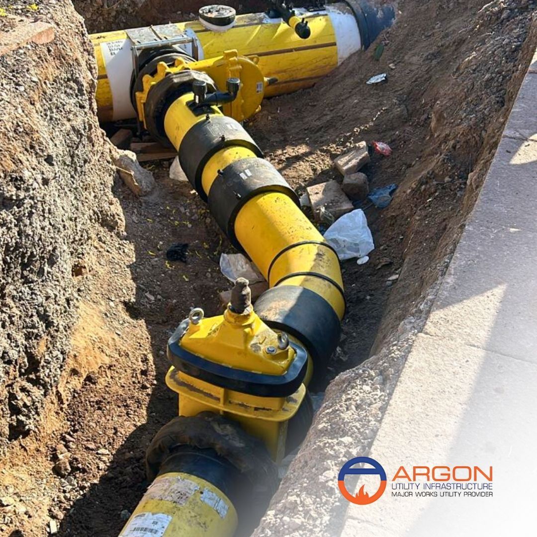 Utility infrastructure work being carried out in Luton
