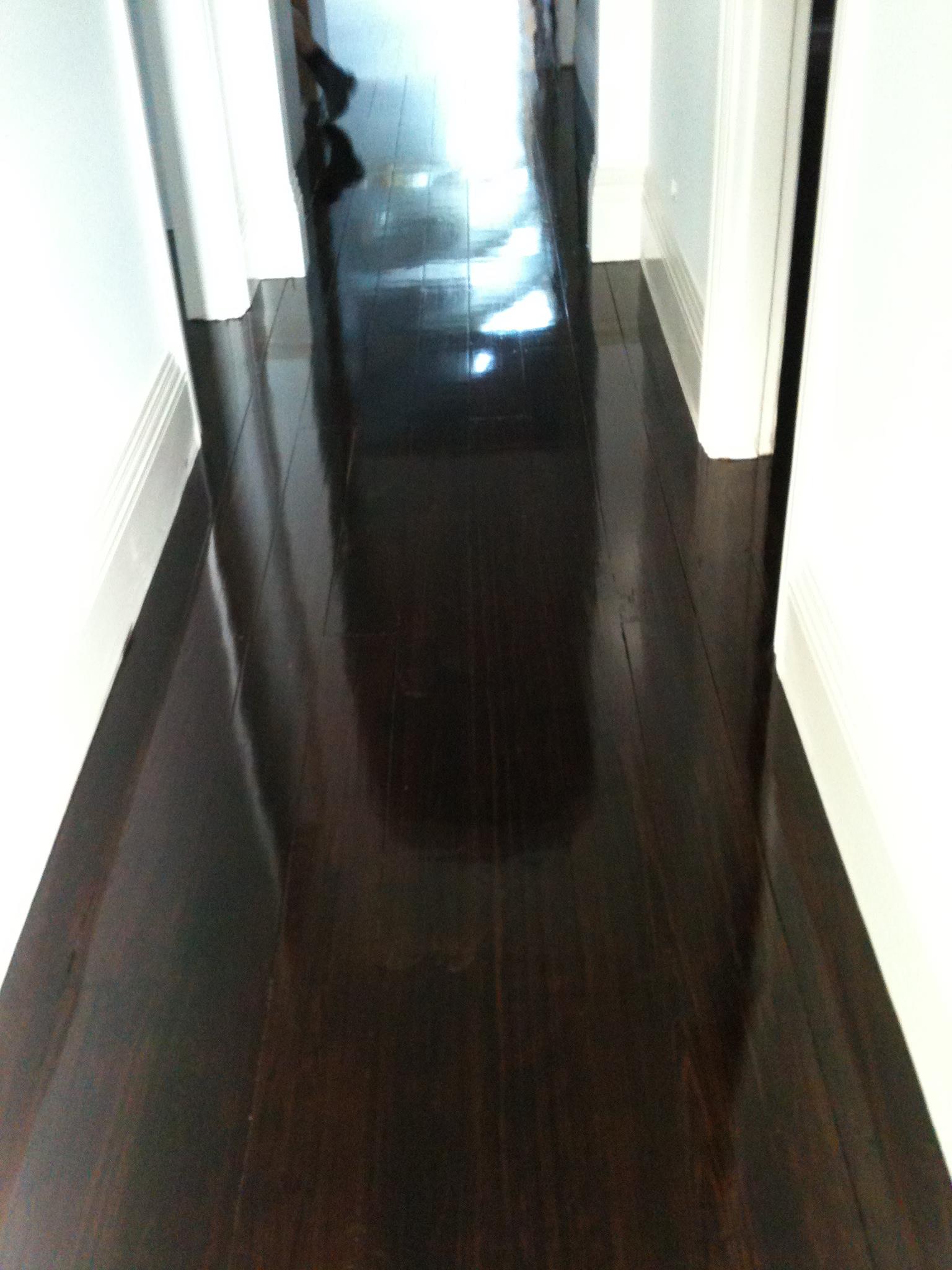 White Walls and Dark Hardwood Floor — Geelong, VIC — Fine Finish Floors