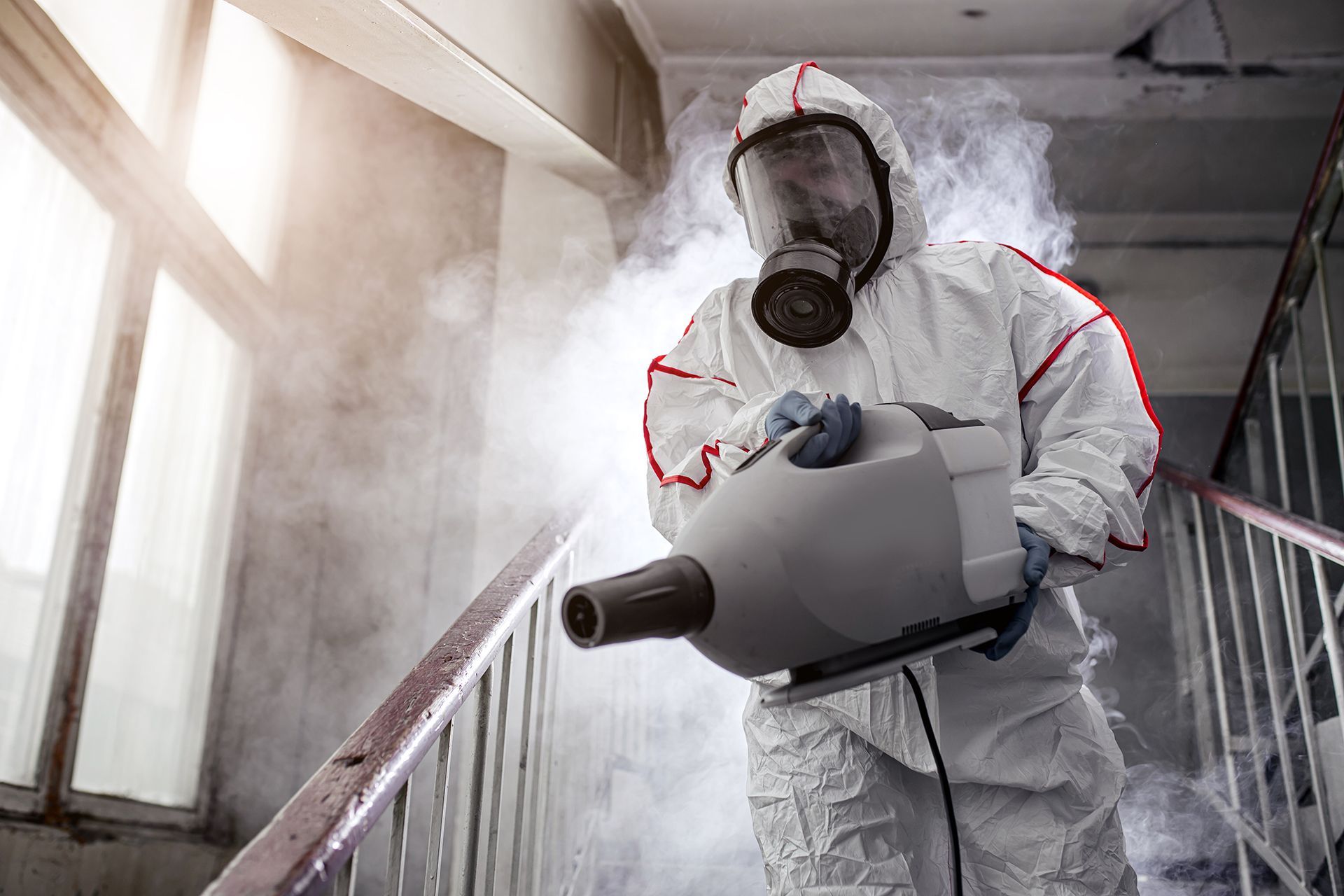 Disinfecting a Building