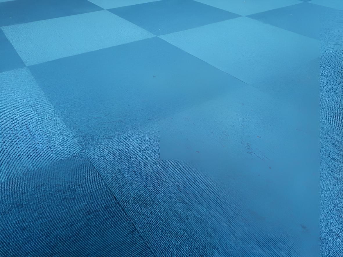 Close Up of a Blue and White Checkered Floor — Affordable Carpets & Mats in Burpengary, QLD