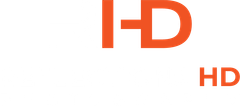 the letters i and d are orange and white on a white background .