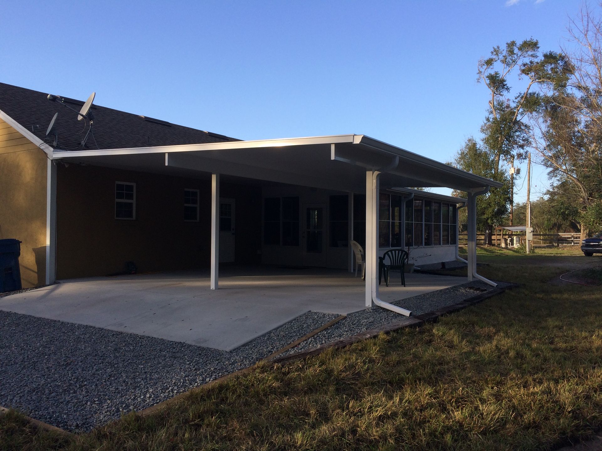 House With Covered Patio - DeLand, FL - Phelps Aluminum & Supply LLC