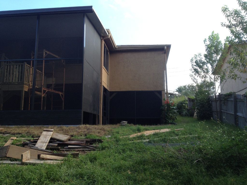 Backyard Of A House - DeLand, FL - Phelps Aluminum & Supply LLC