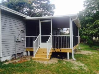 Front Of Screen Room - DeLand, FL - Phelps Aluminum & Supply LLC