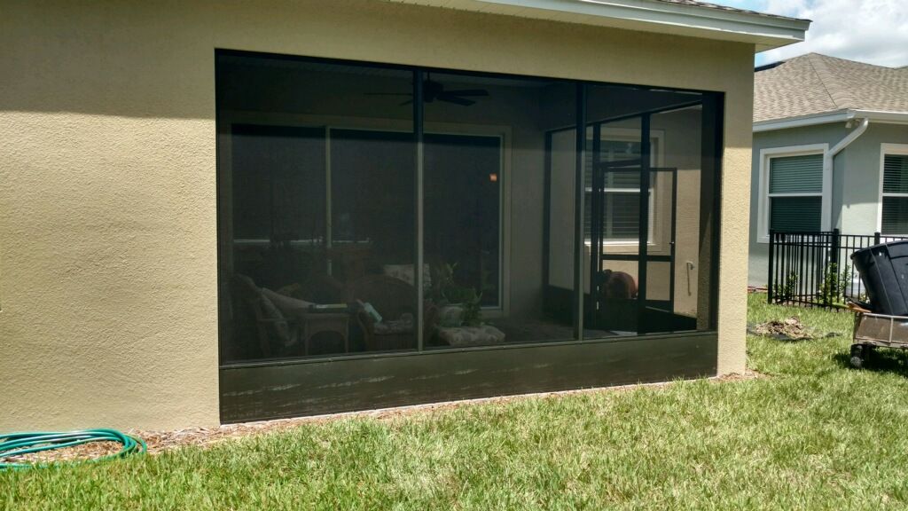 Porch With Grass - DeLand, FL - Phelps Aluminum & Supply LLC