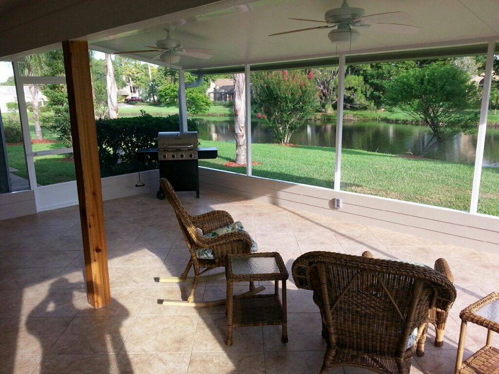 Inside Screen Room - DeLand, FL - Phelps Aluminum & Supply LLC