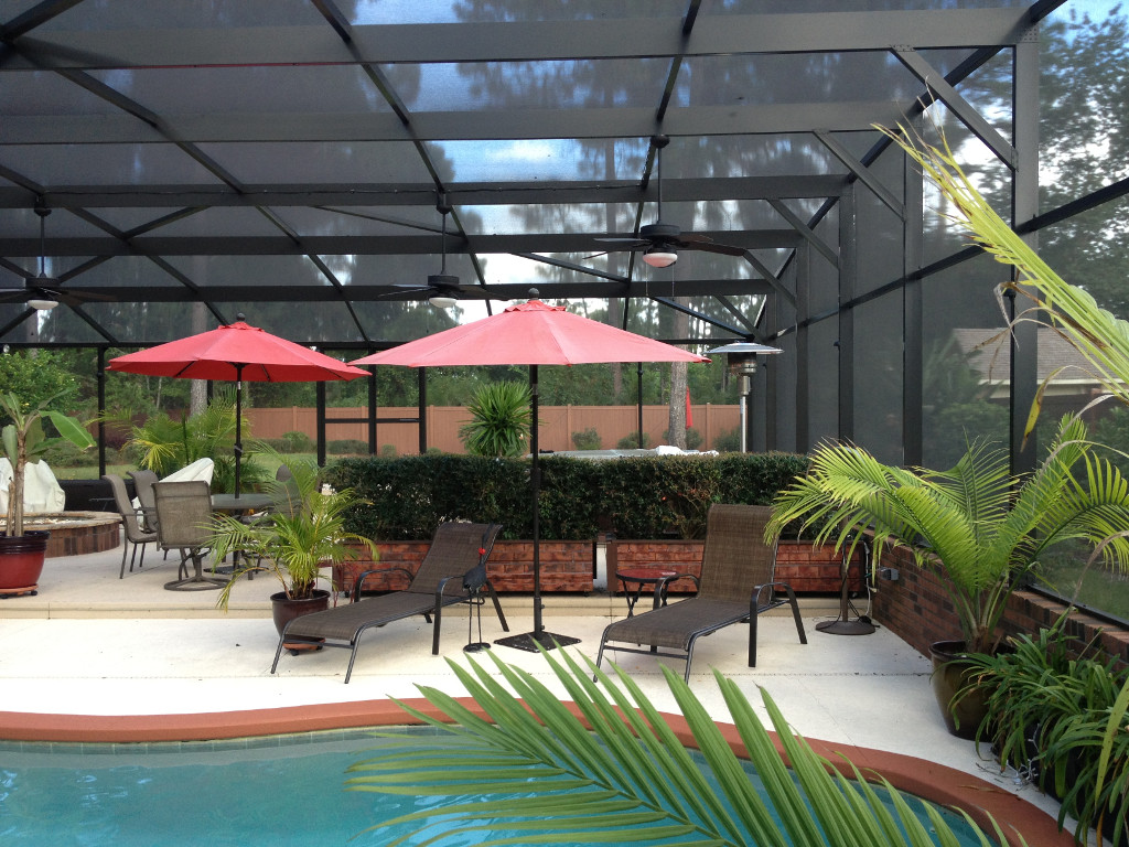 Inside Pool Enclosure - DeLand, FL - Phelps Aluminum & Supply LLC