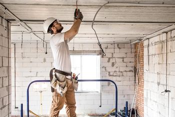 man doing construction work