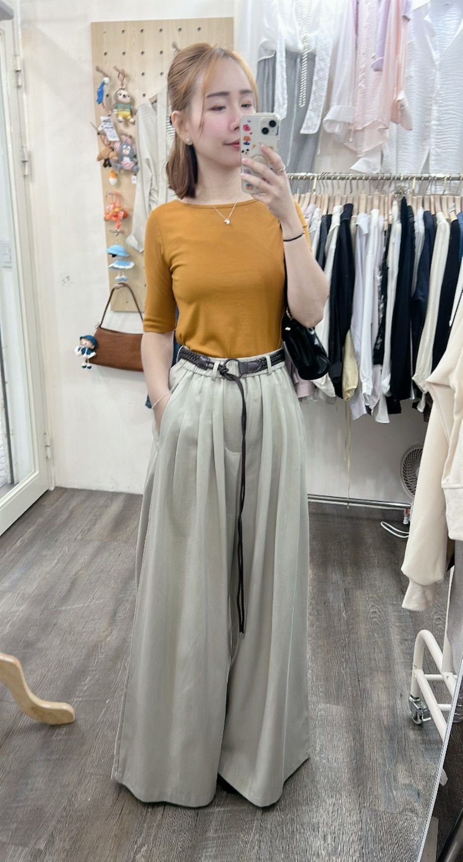 260917超舒服棉質高彈力五分袖上衣