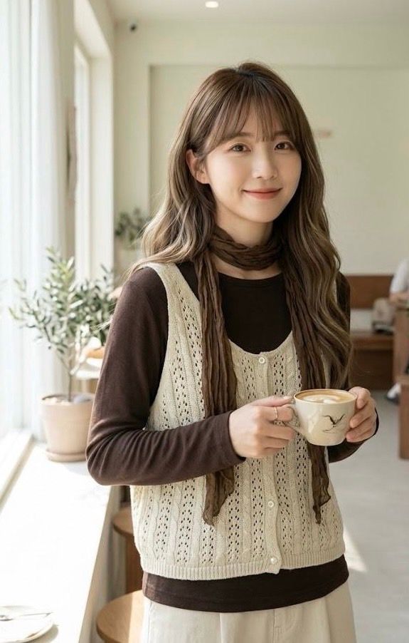260918日系針織背心兩件式