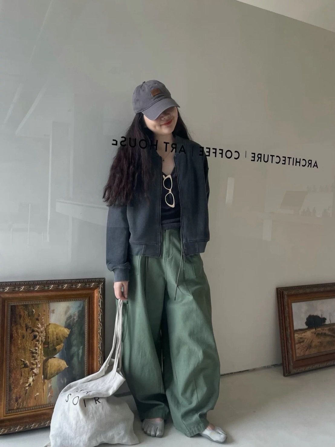 260919韓國洗水做舊短款夾克式衛衣外套