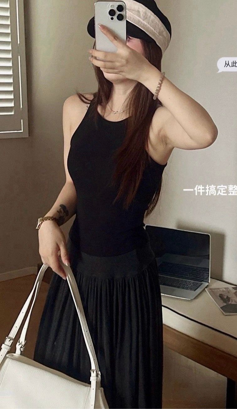 260923秋冬百搭自帶胸墊工字背心