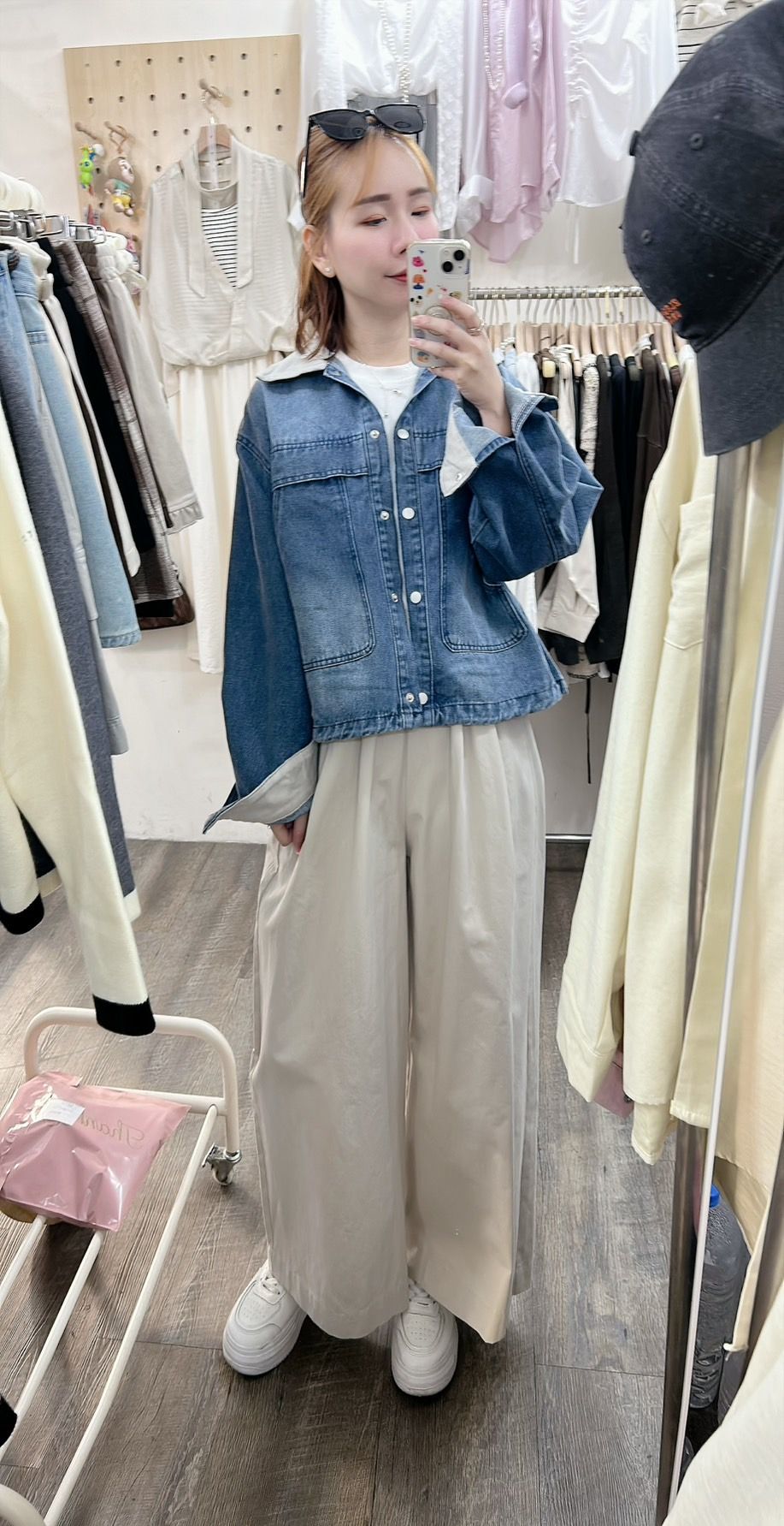 260925復古丹寧拼接外套