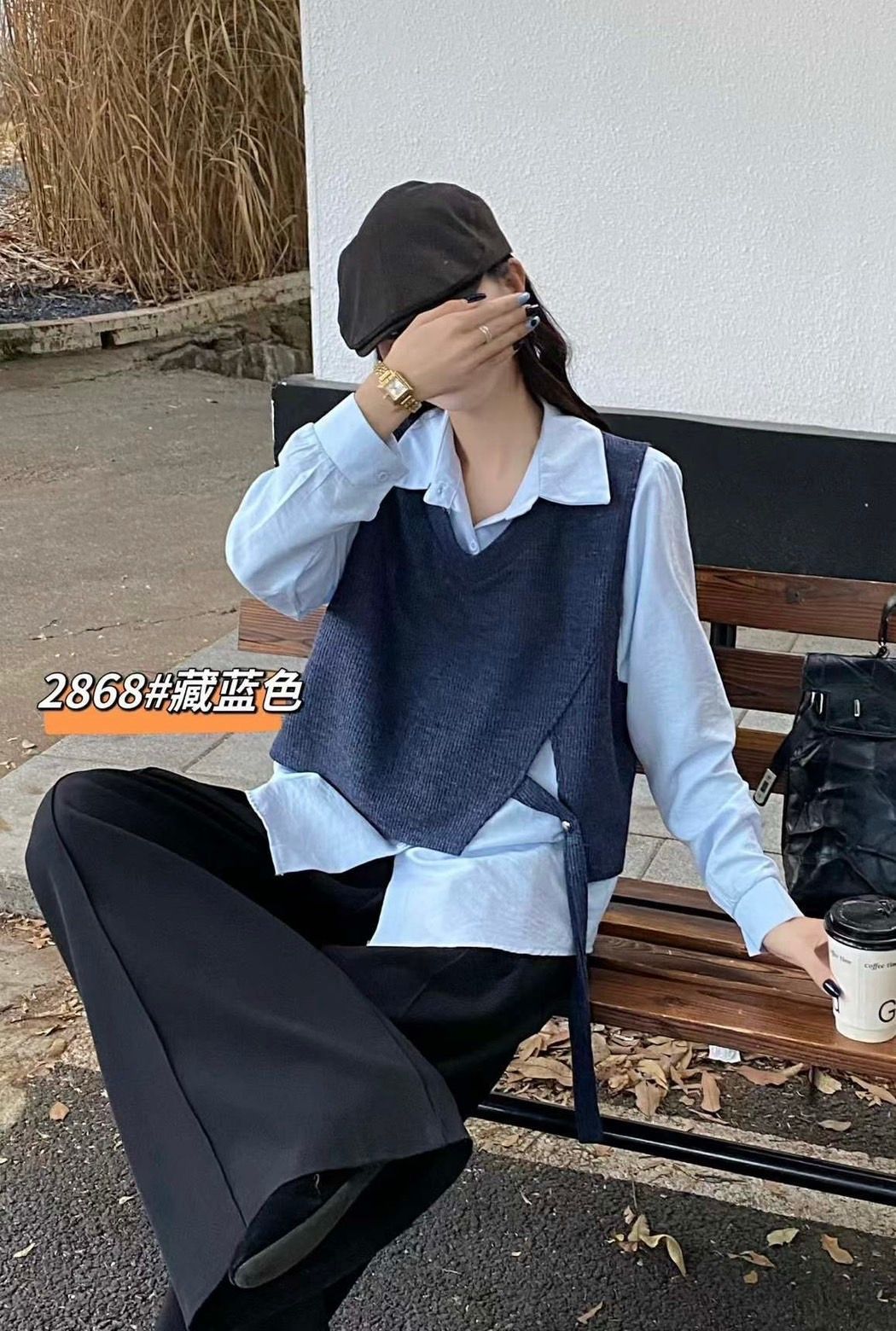 260930造型背心襯衫真兩件
