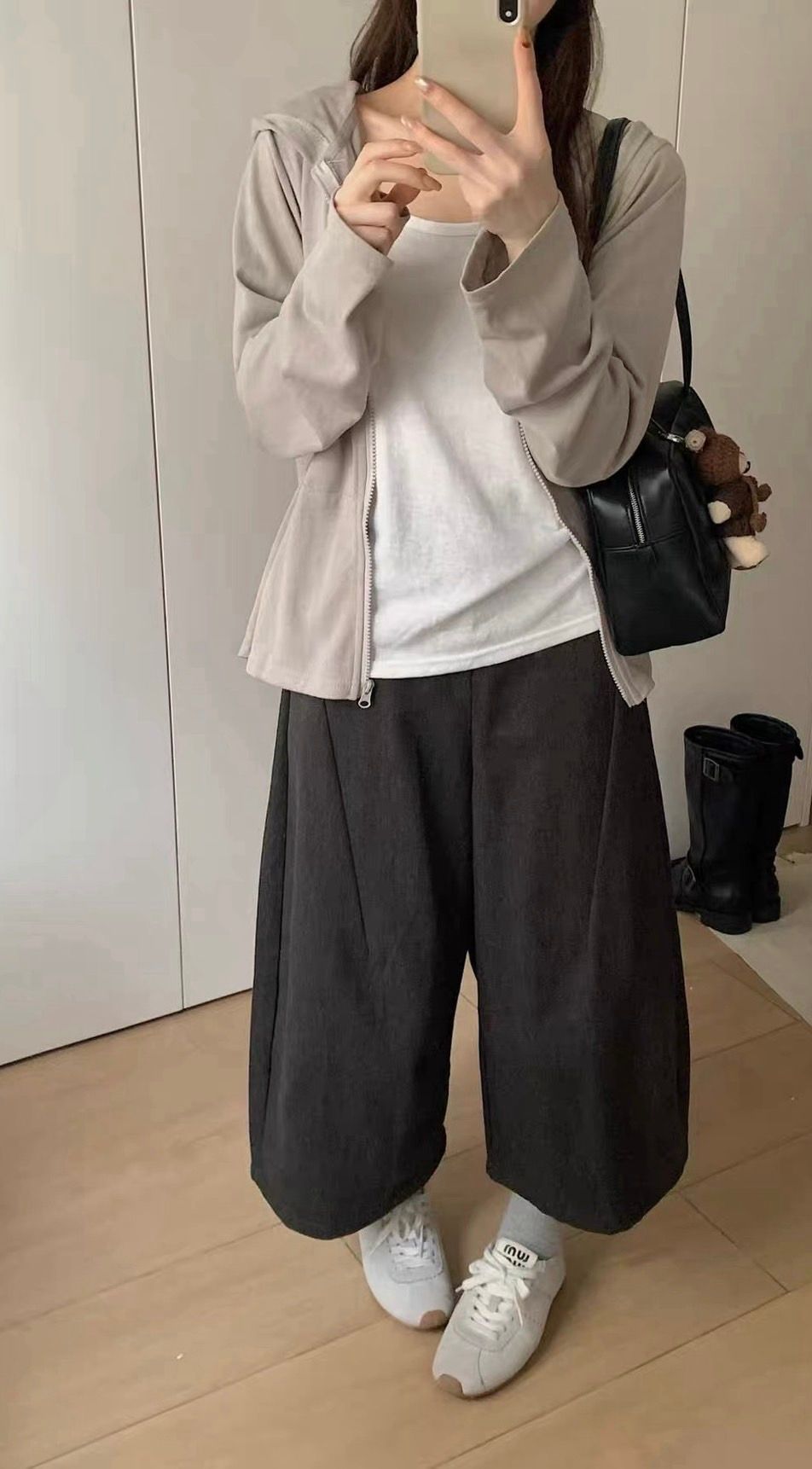 261003真兩件式薄款連帽外套