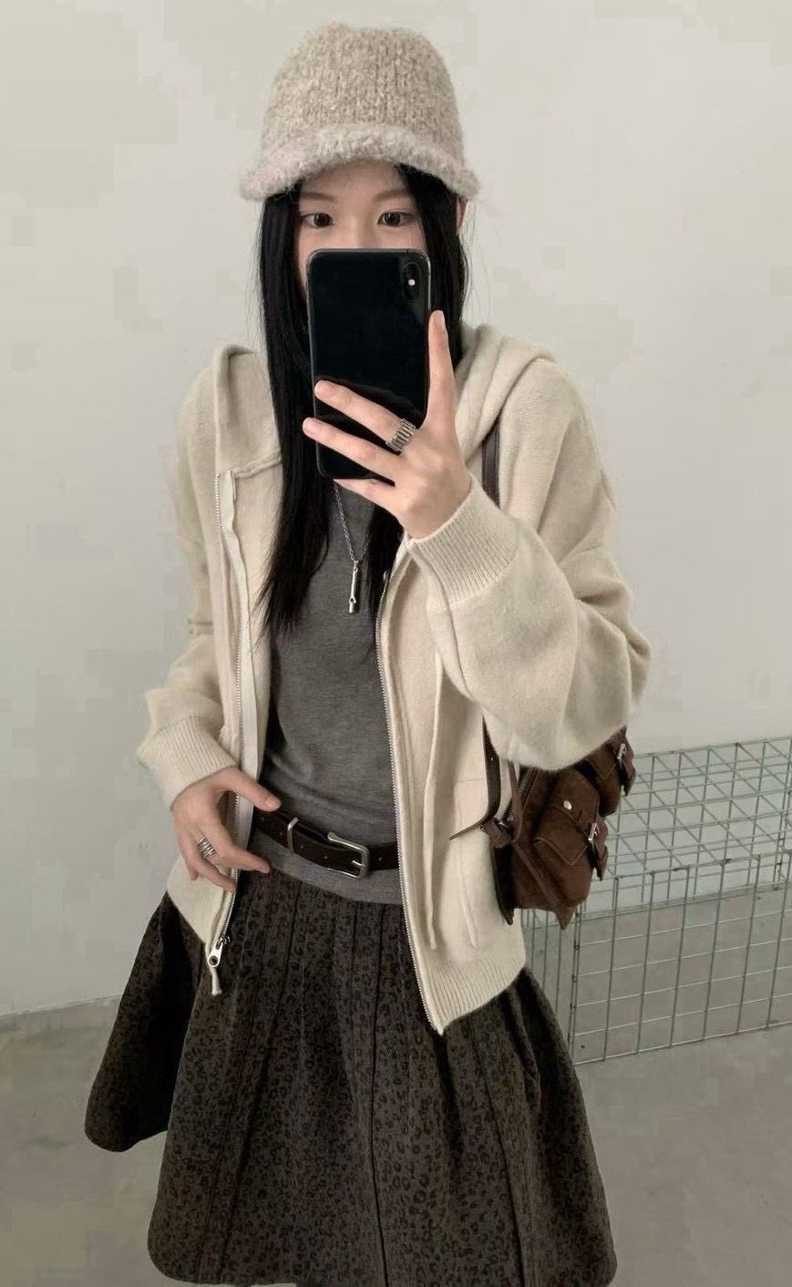 261014大版連帽針織外套