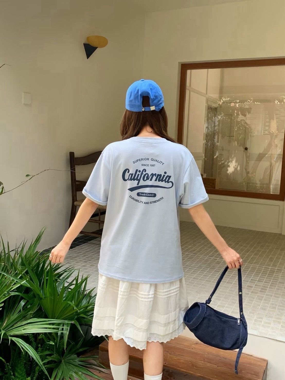 260703韓系California前後字母上衣