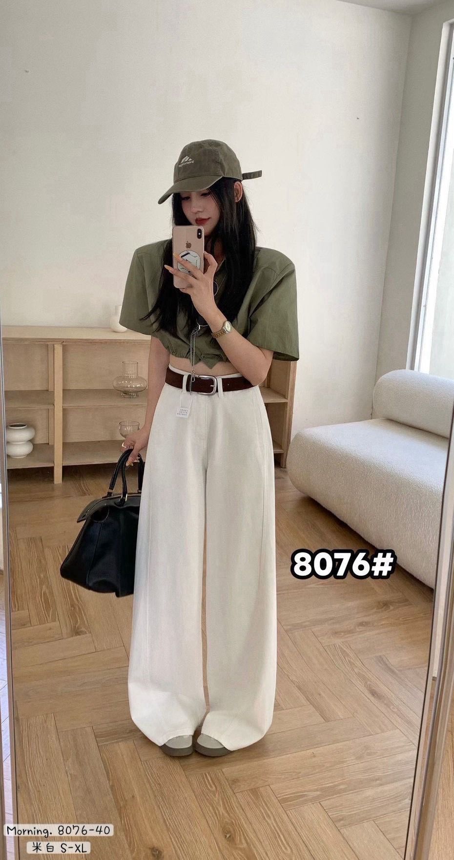 260711附皮帶微彎刀褲