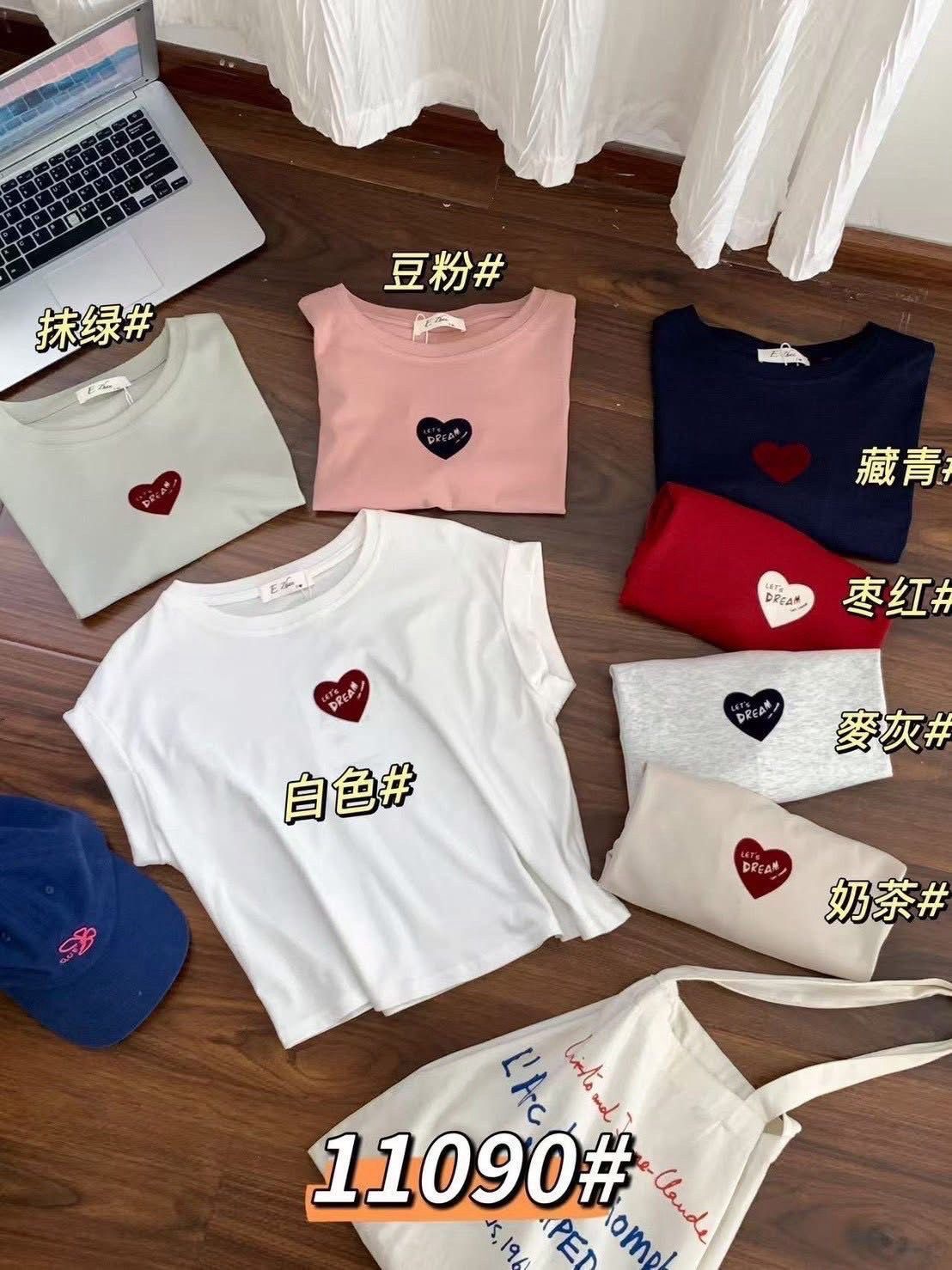 260716愛心小飛袖設計ㄒ恤