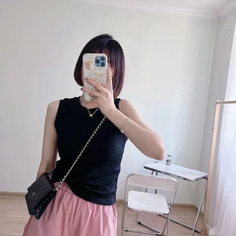 260716質感修身包肩無袖背心