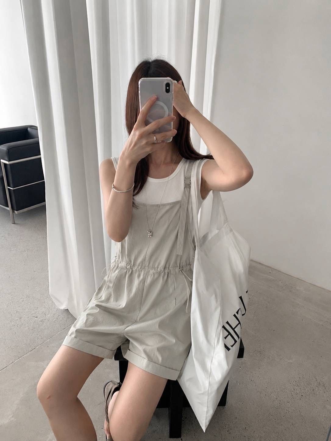 260717清夏休閒兩件式吊帶褲