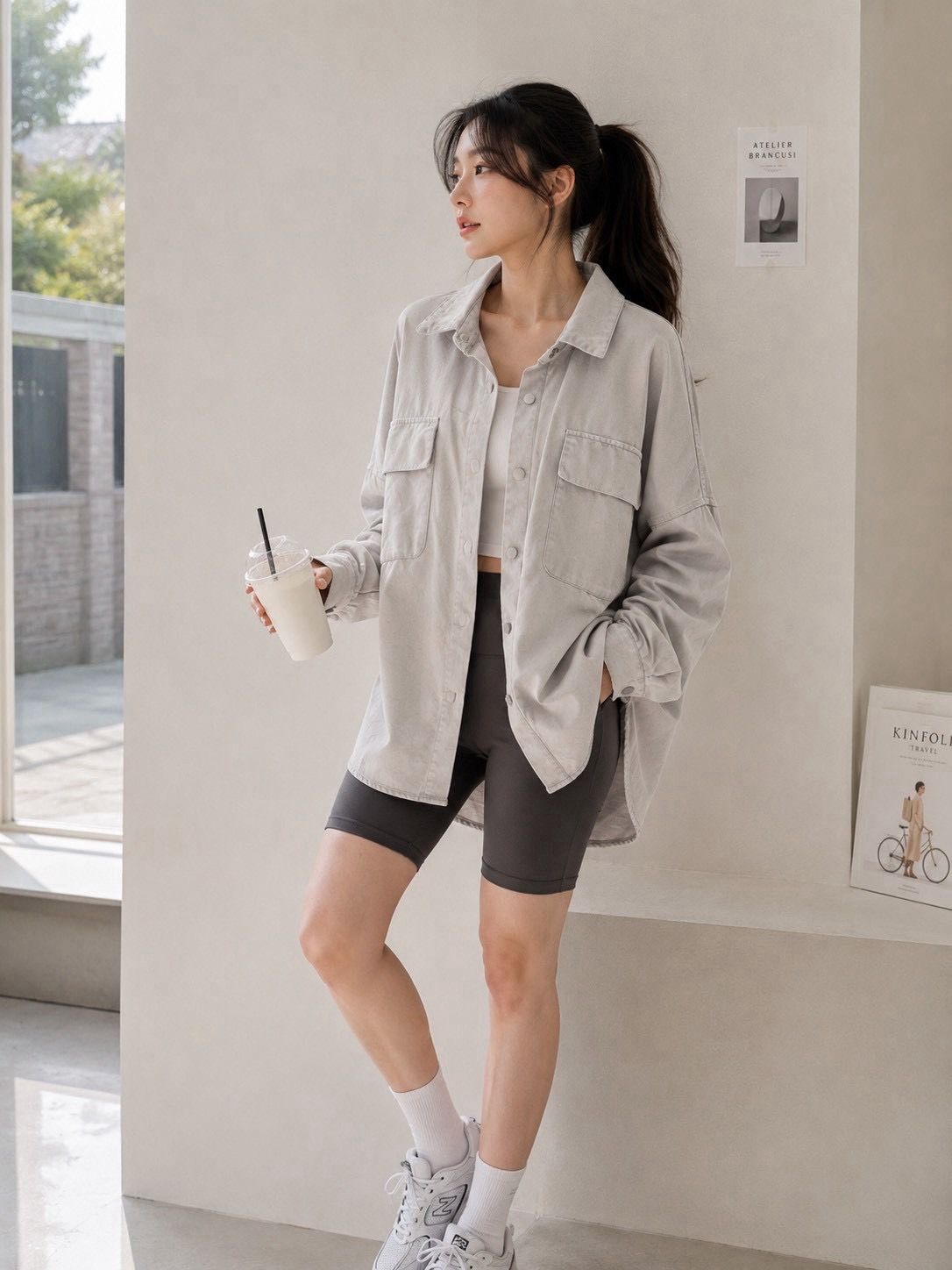 260805水洗牛仔襯衫外套