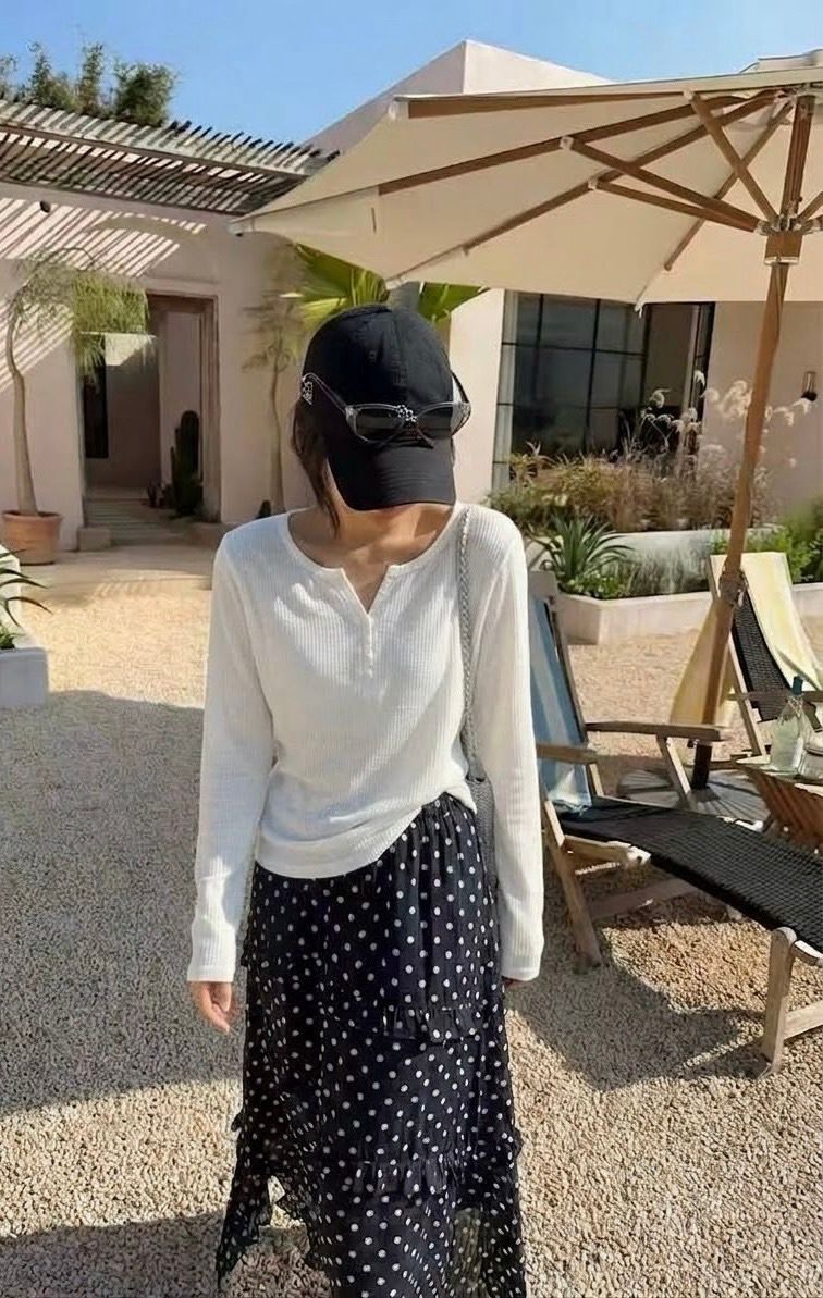 260908羅紋微V領排釦上衣