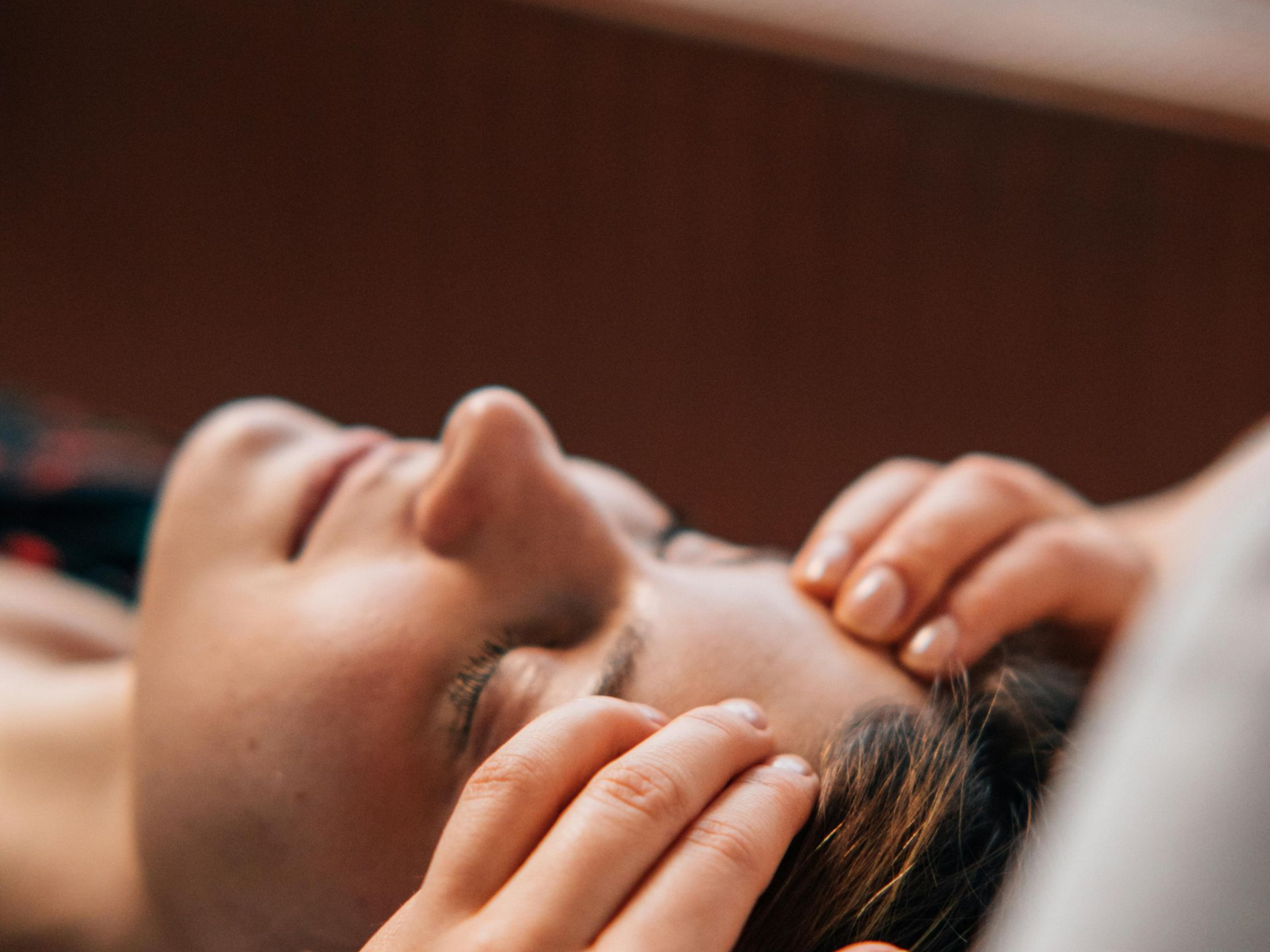 Woman receiving Facial Massage