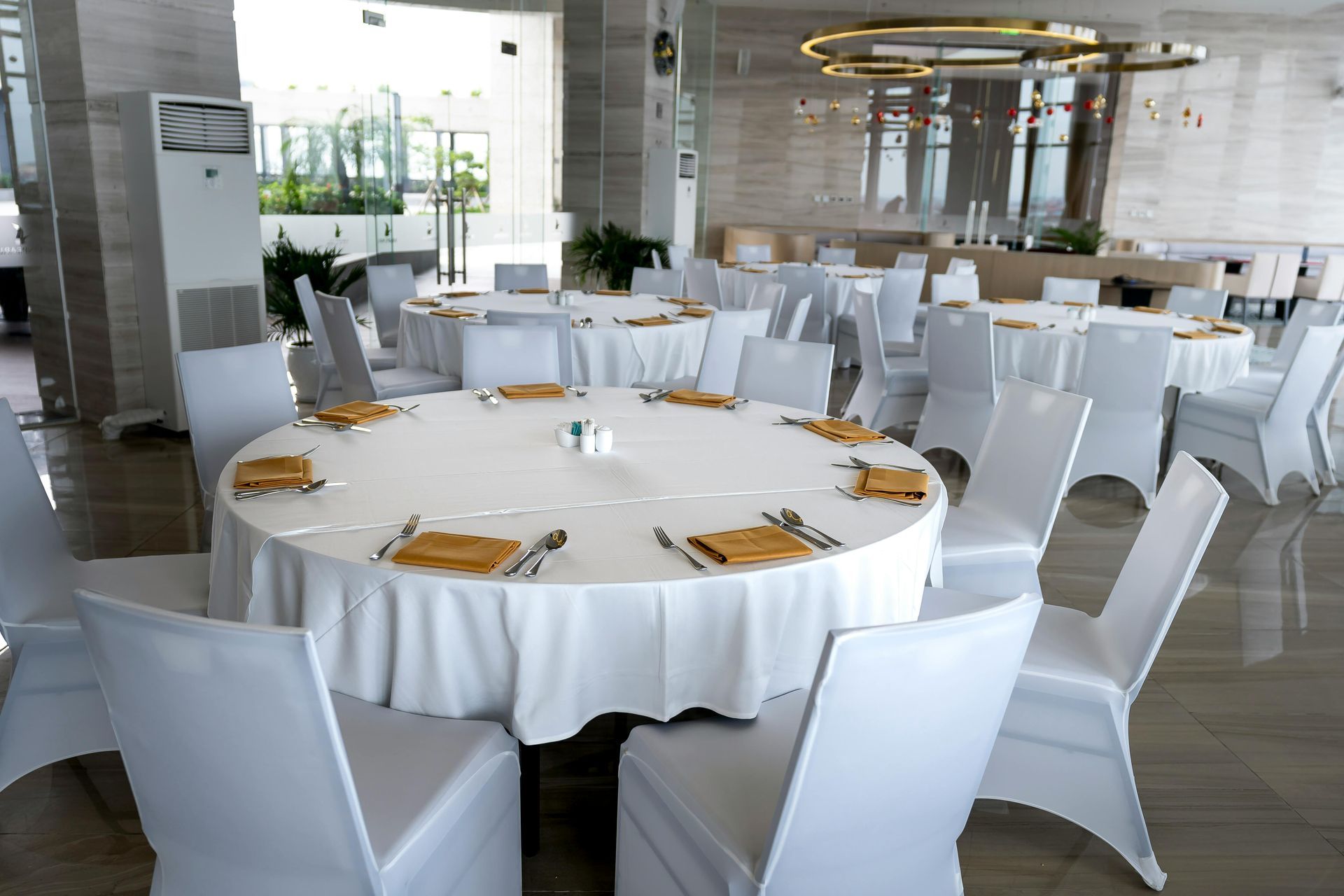 banquet room at hotel