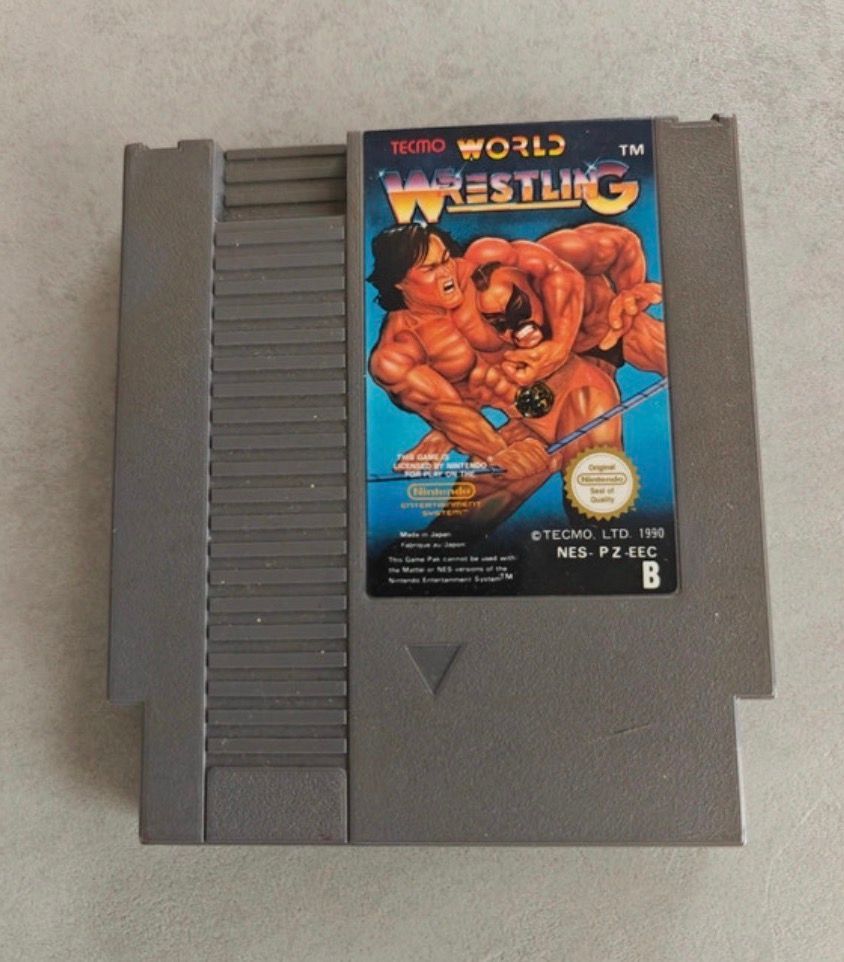 Tecmo World Wrestling – Nintendo NES – PAL-B – Los