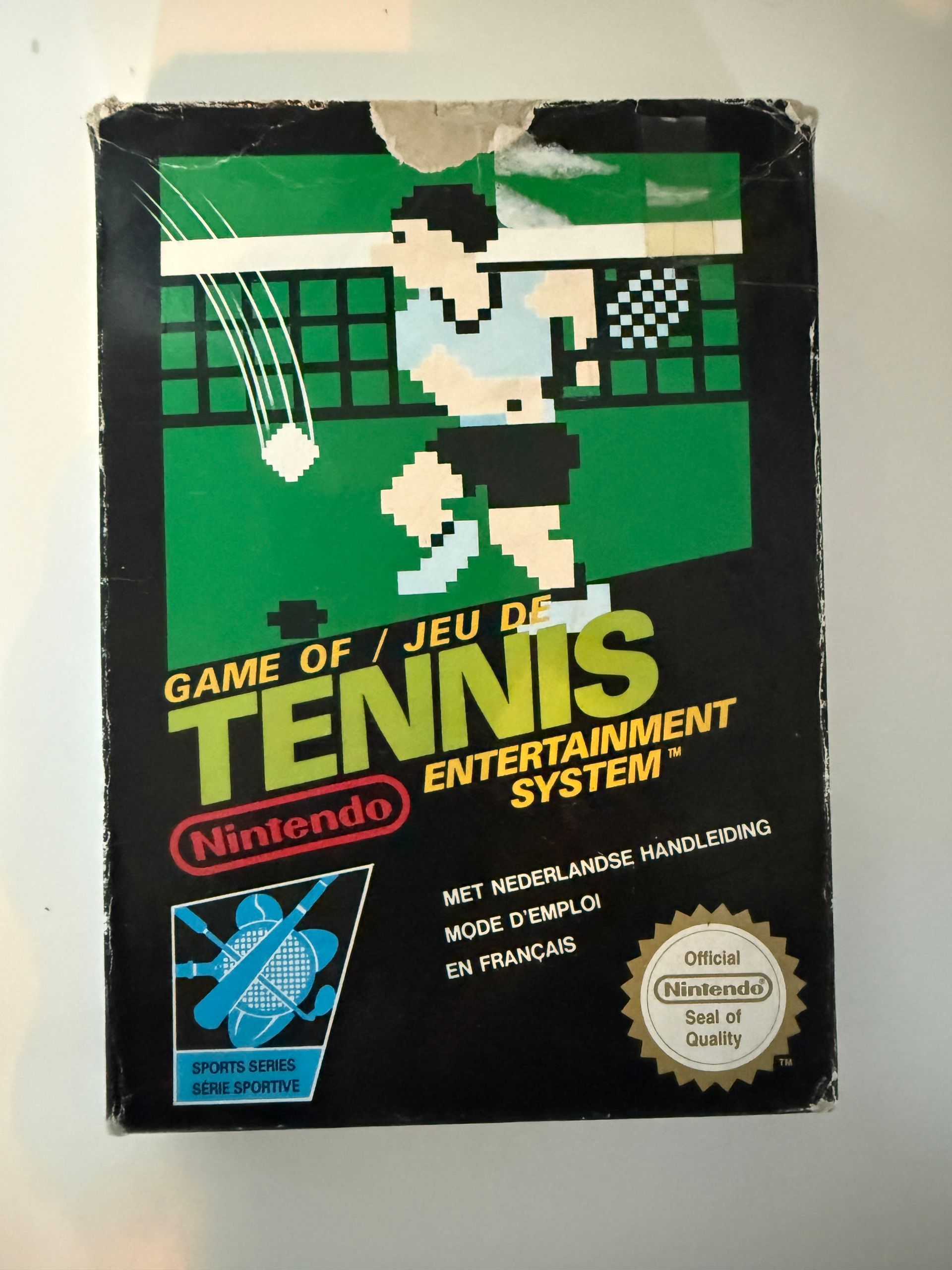 Nintendo Tennis – NES – Compleet met doos & Nederlandse handleiding – PAL/FRA