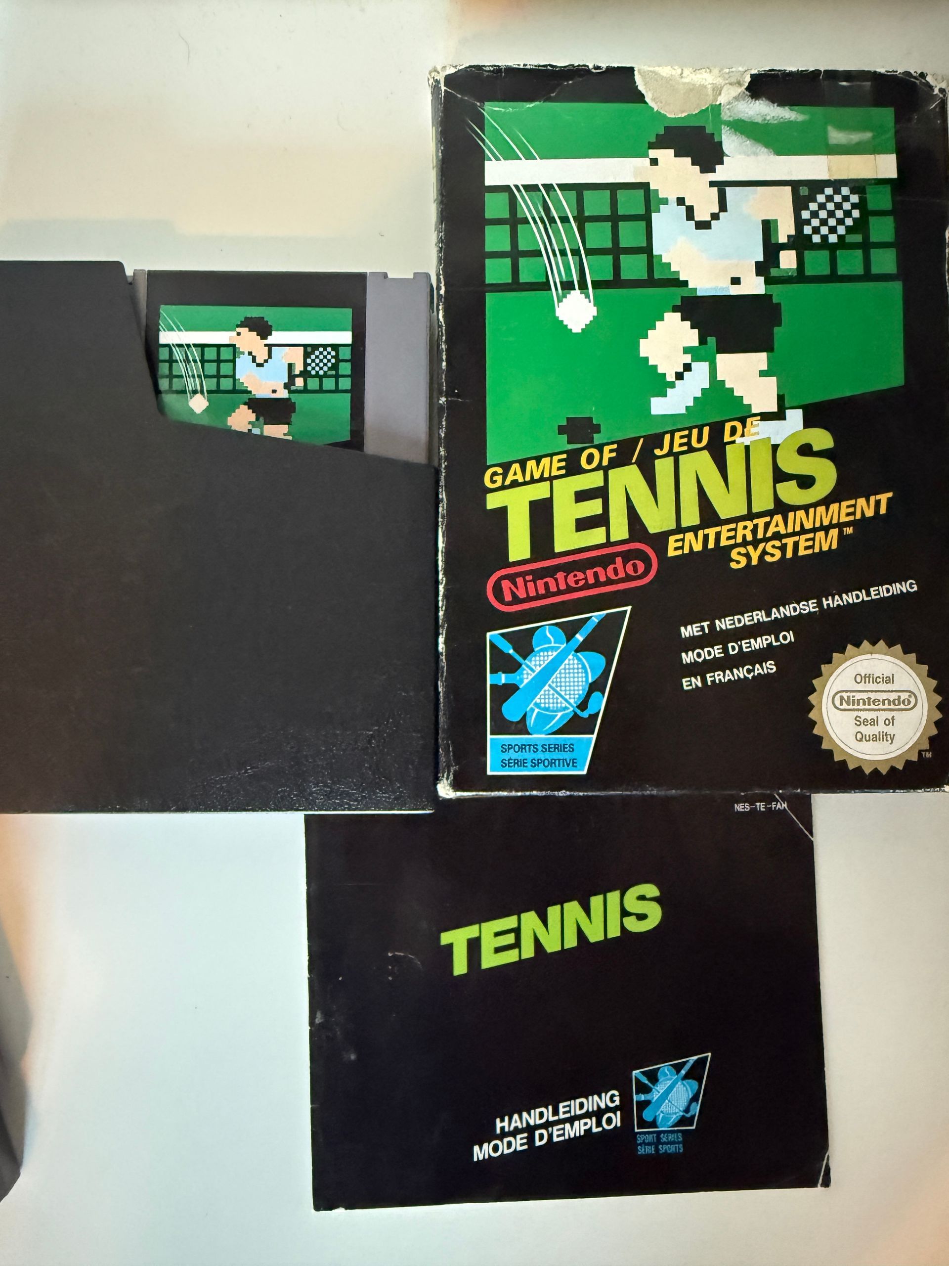 Nintendo Tennis – NES – Compleet met doos & Nederlandse handleiding – PAL/FRA