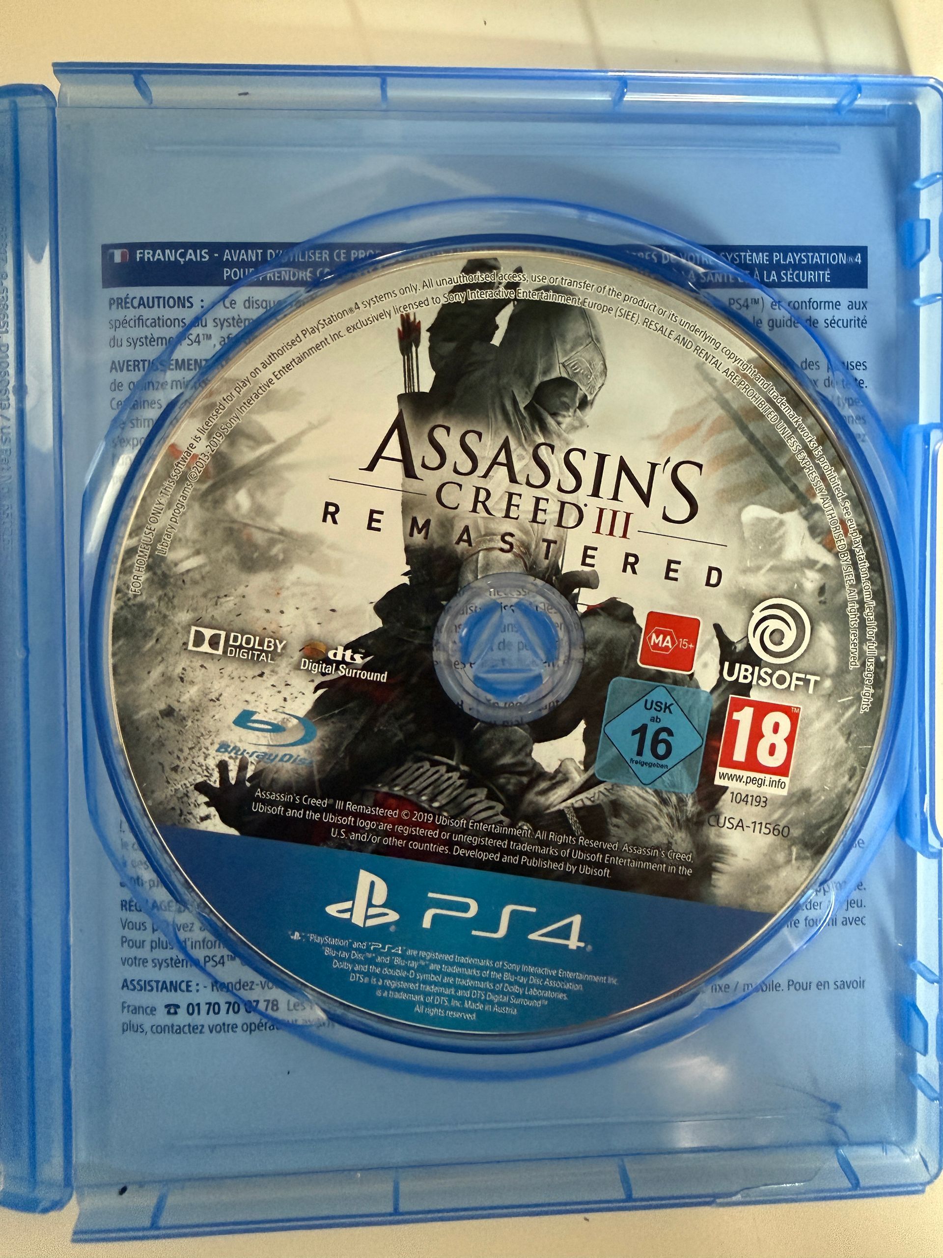 Assassin's Creed III Remastered – PlayStation 4 (PS4)