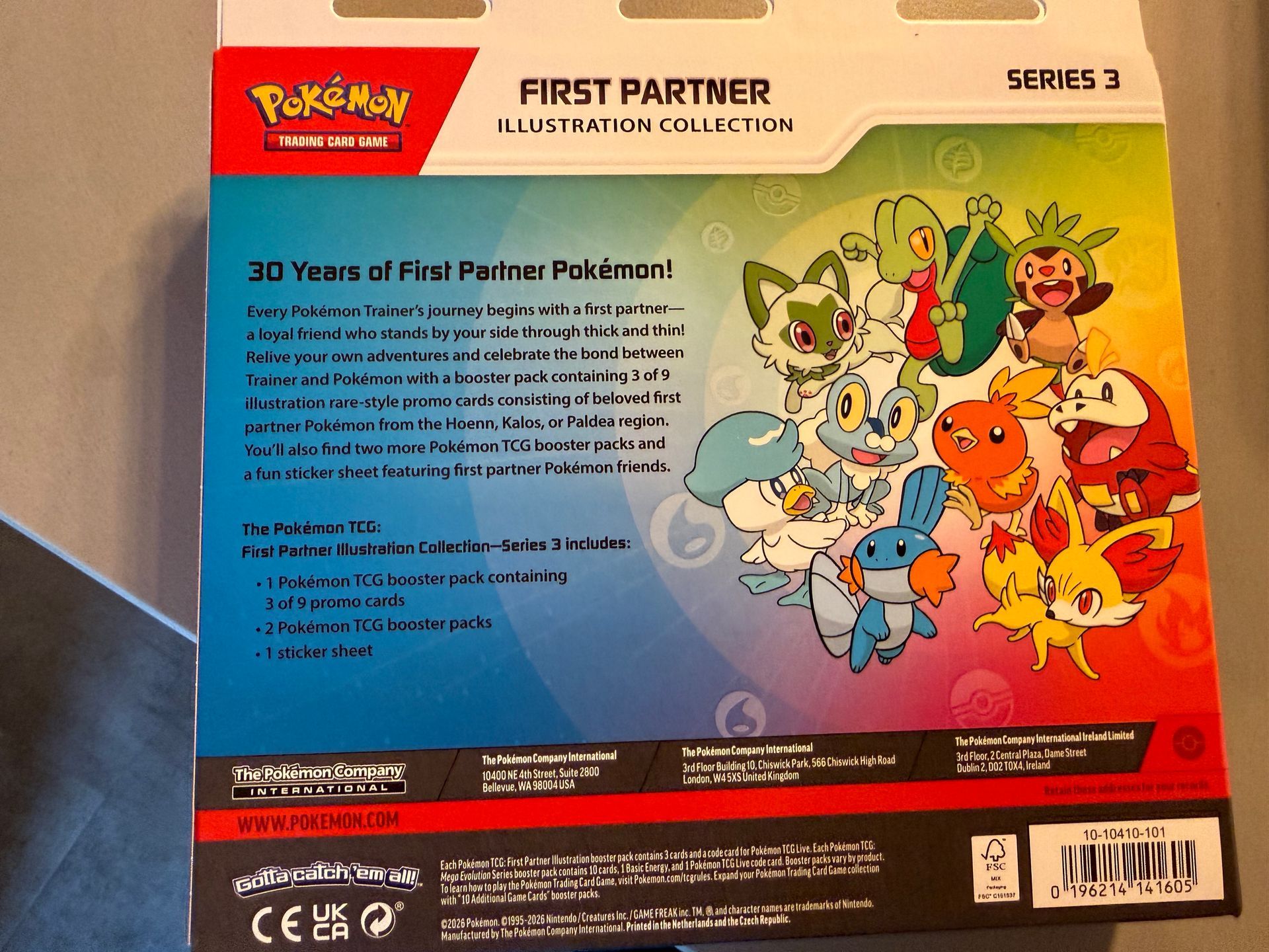 Pokémon TCG – First Partner Illustration Collection Series 3