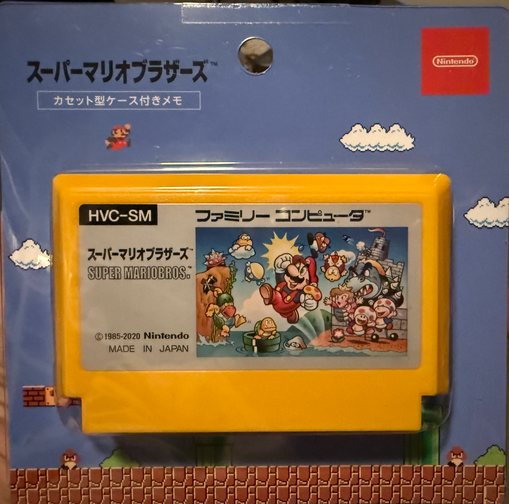 Super Mario Bros. Famicom Cartridge Memo – 80 sheets – Japan