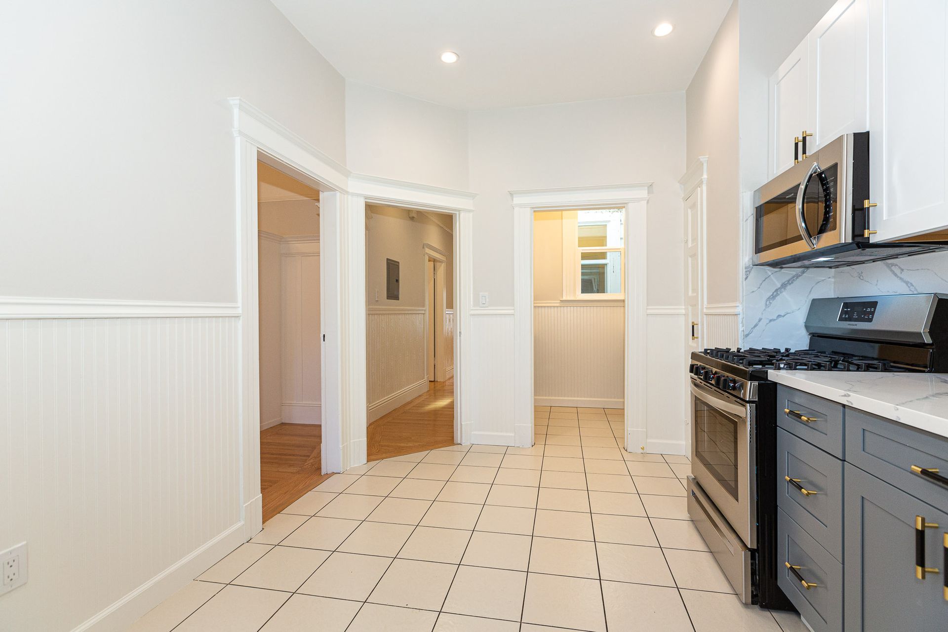 Kitchen with stove