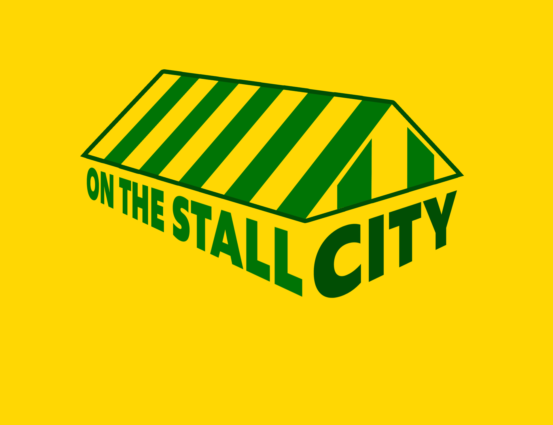 On the Stall City logo white