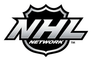 NHL Network logo: black shield, silver 
