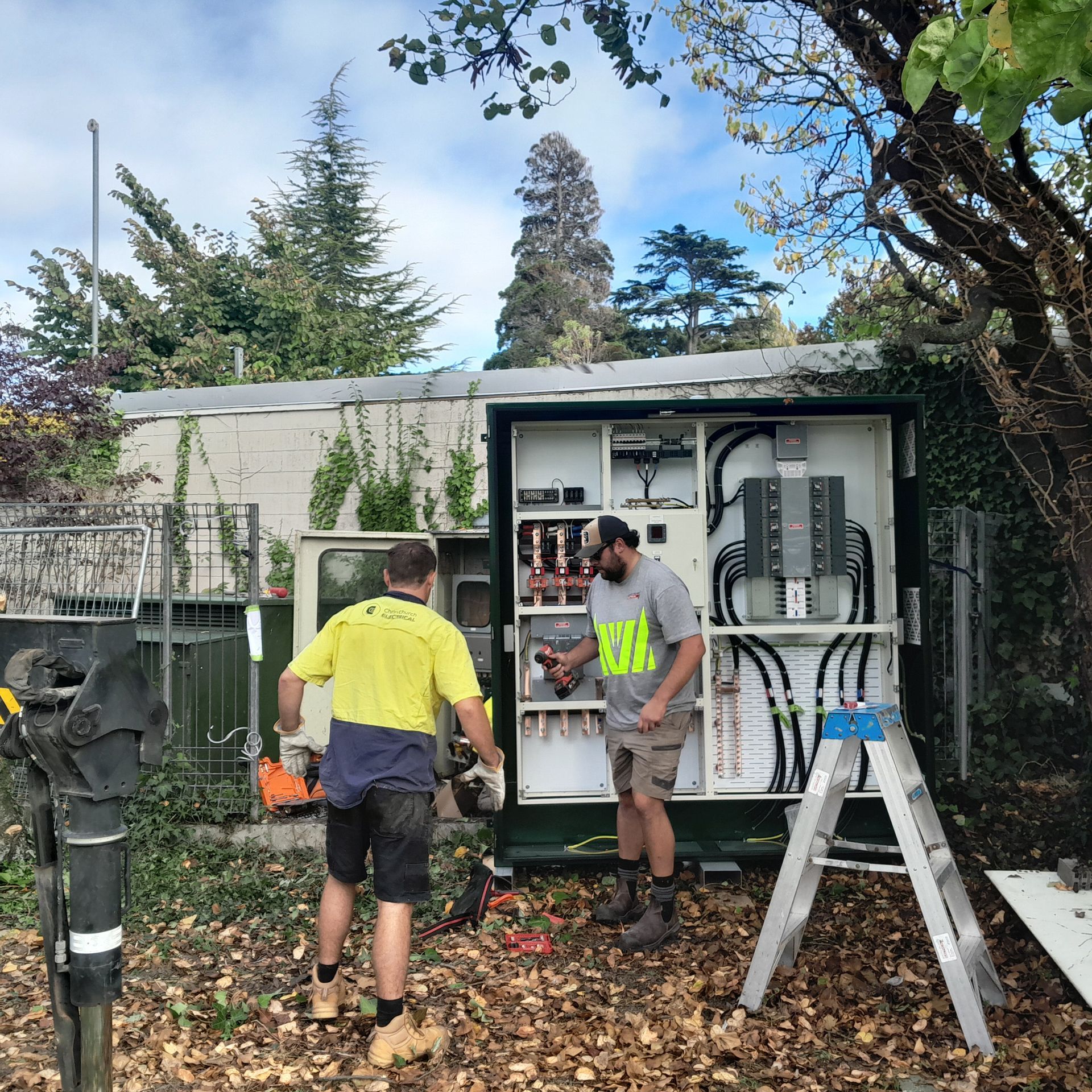 Christchurch Electrical and South Island Electrical working together on a switchboard replacement.