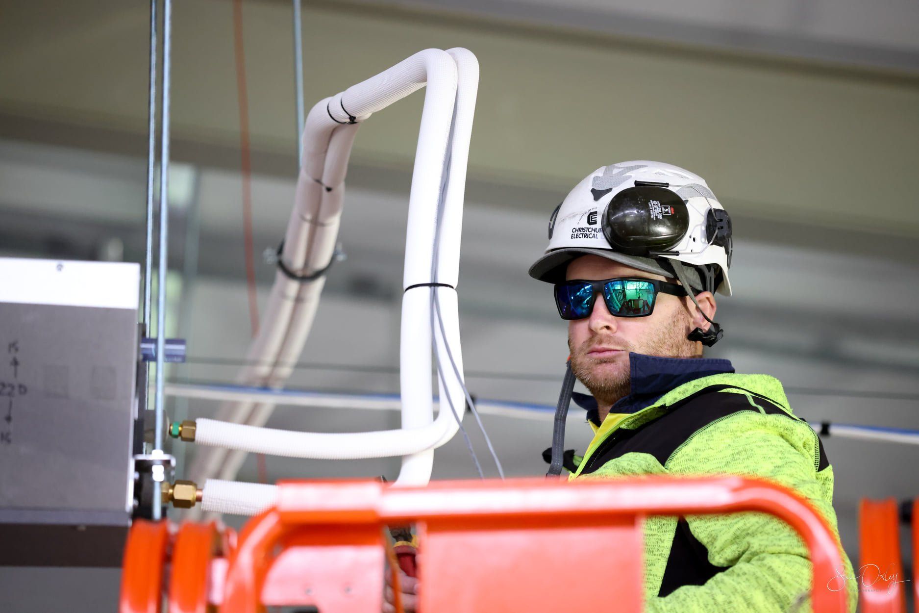 BrainTree Wellness Centre - Technician on Scissor Lift