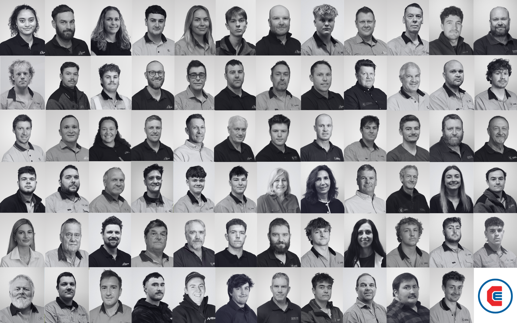 Christchurch Electrical staff team photos.