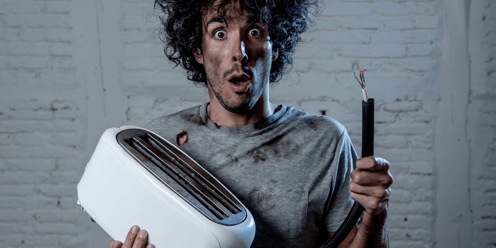 Man electrocuted by toaster