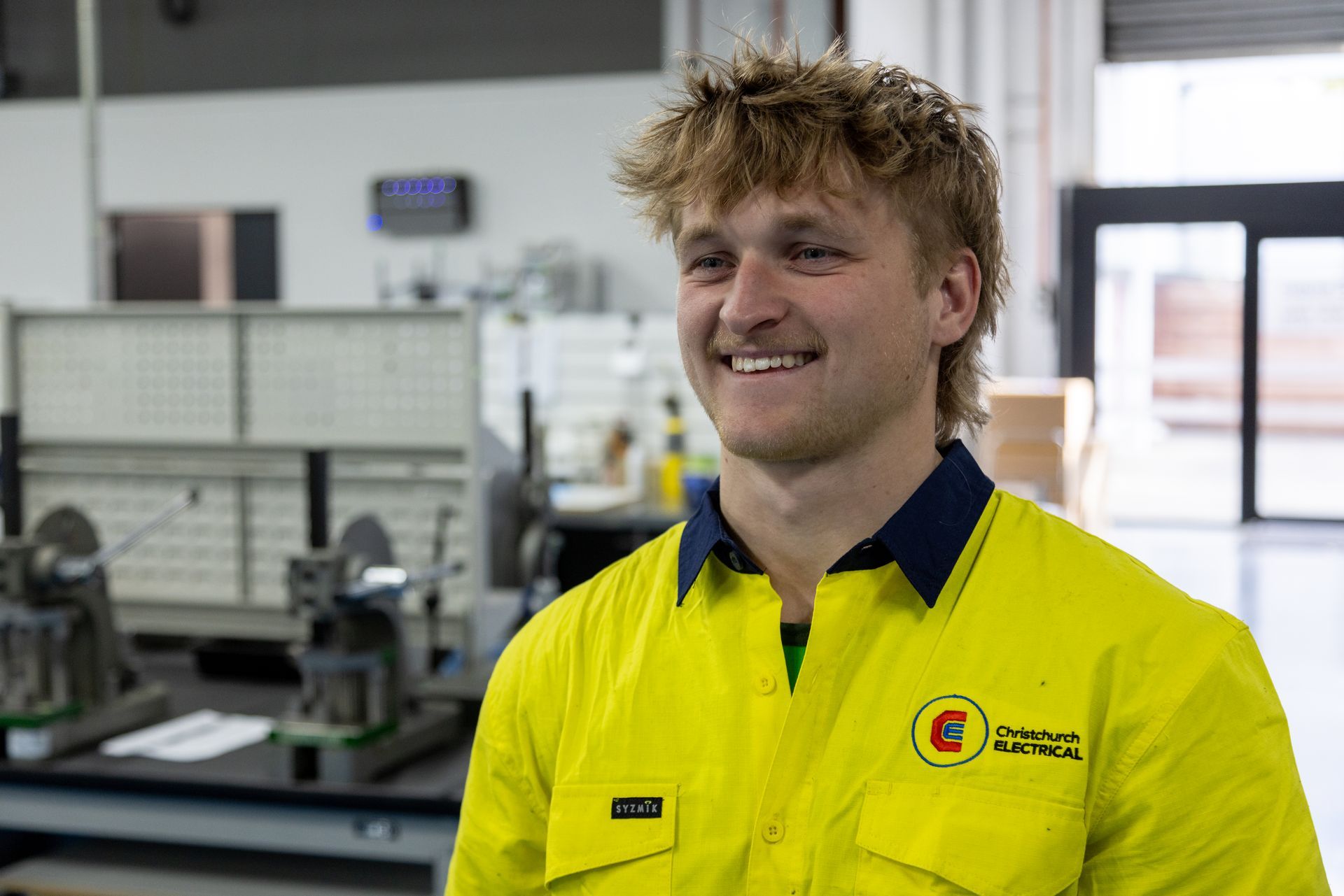 Christchurch Electrical electrician in industrial warehouse
