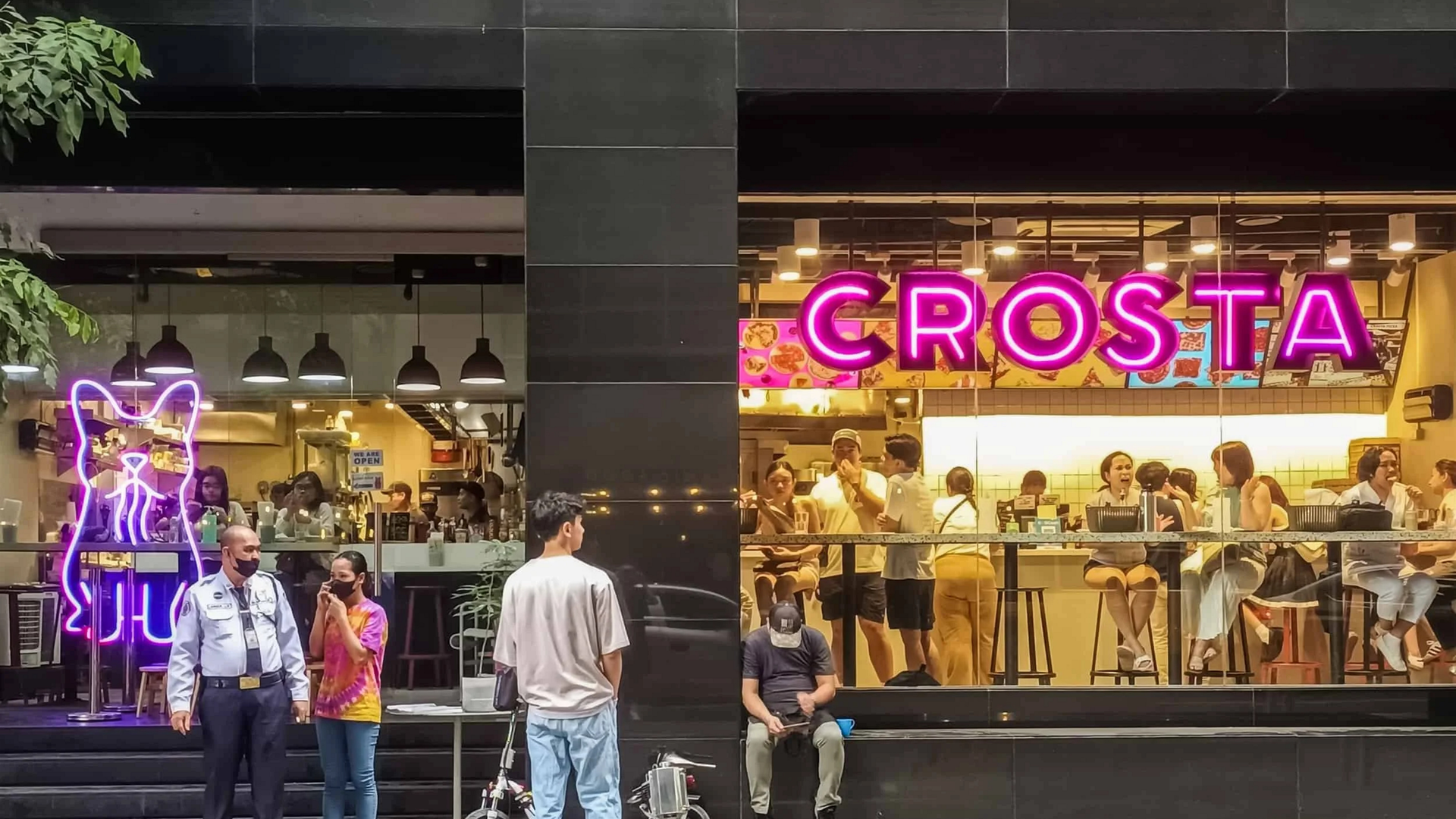 Crosta Pizzeria sourdough pizza restaurant in Salcedo Village Makati near The Belamy Hotel