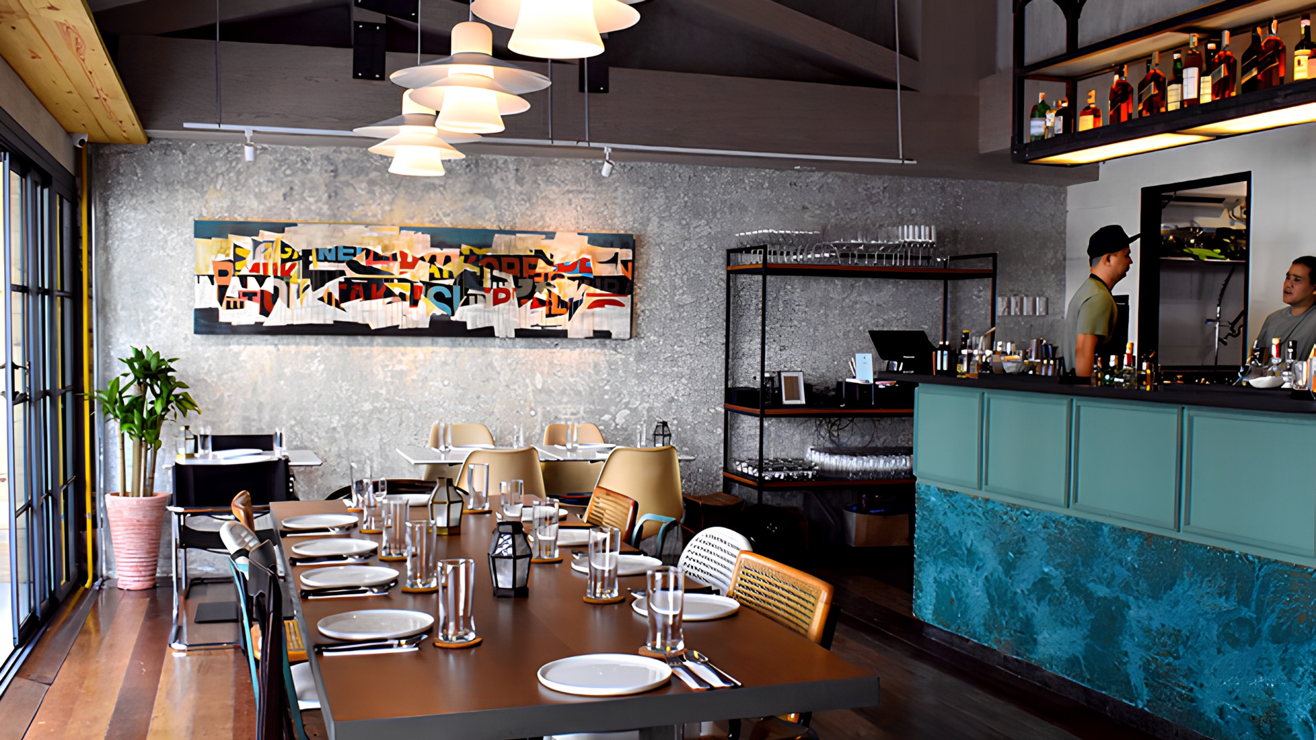 Lampara modern Filipino bistro and restaurant in Poblacion Makati near The Belamy Hotel