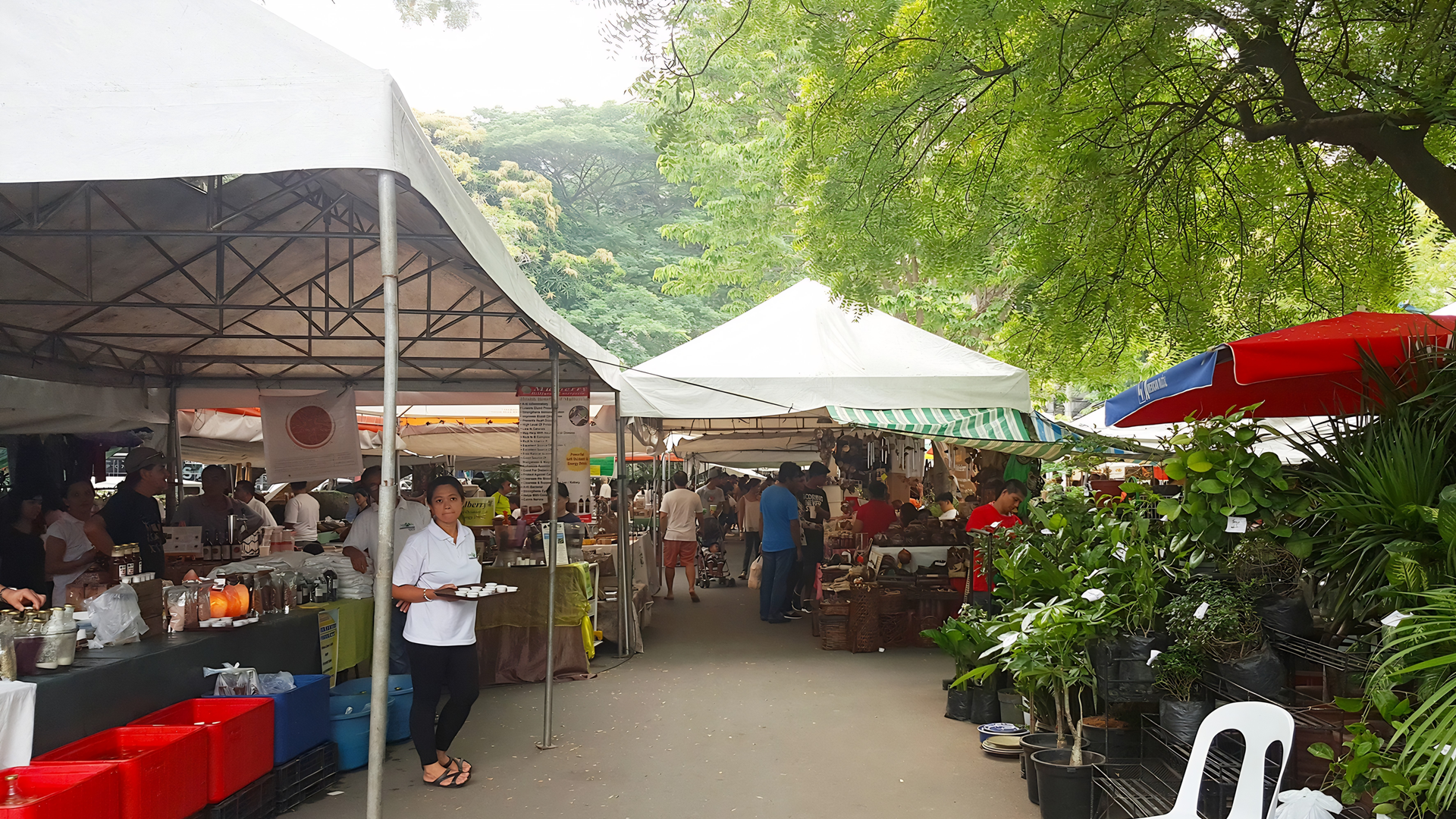 Legazpi Sunday Market food crafts and local products at Legazpi Village Makati near The Belamy Hotel