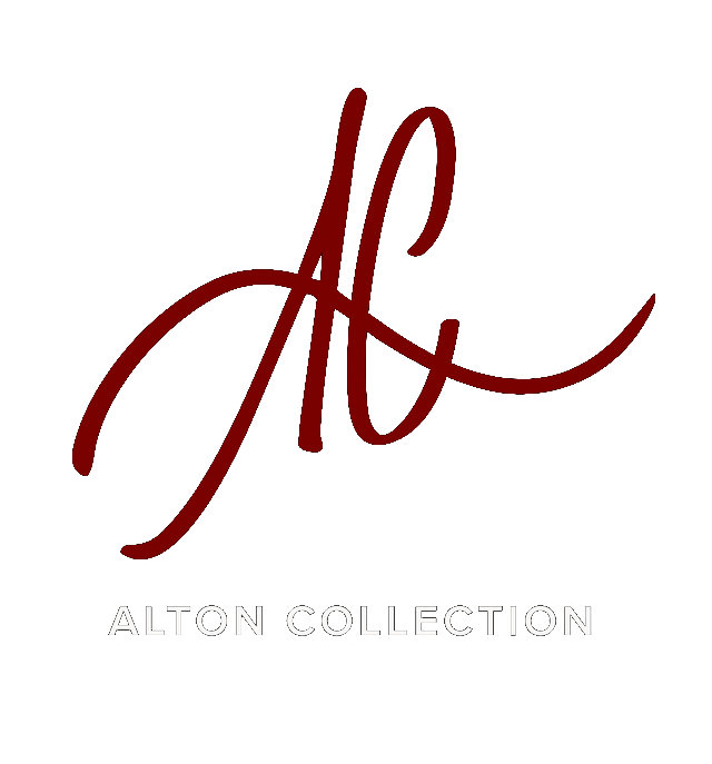 Black logo with red stylized “AC” and the words “ALTON COLLECTION” below