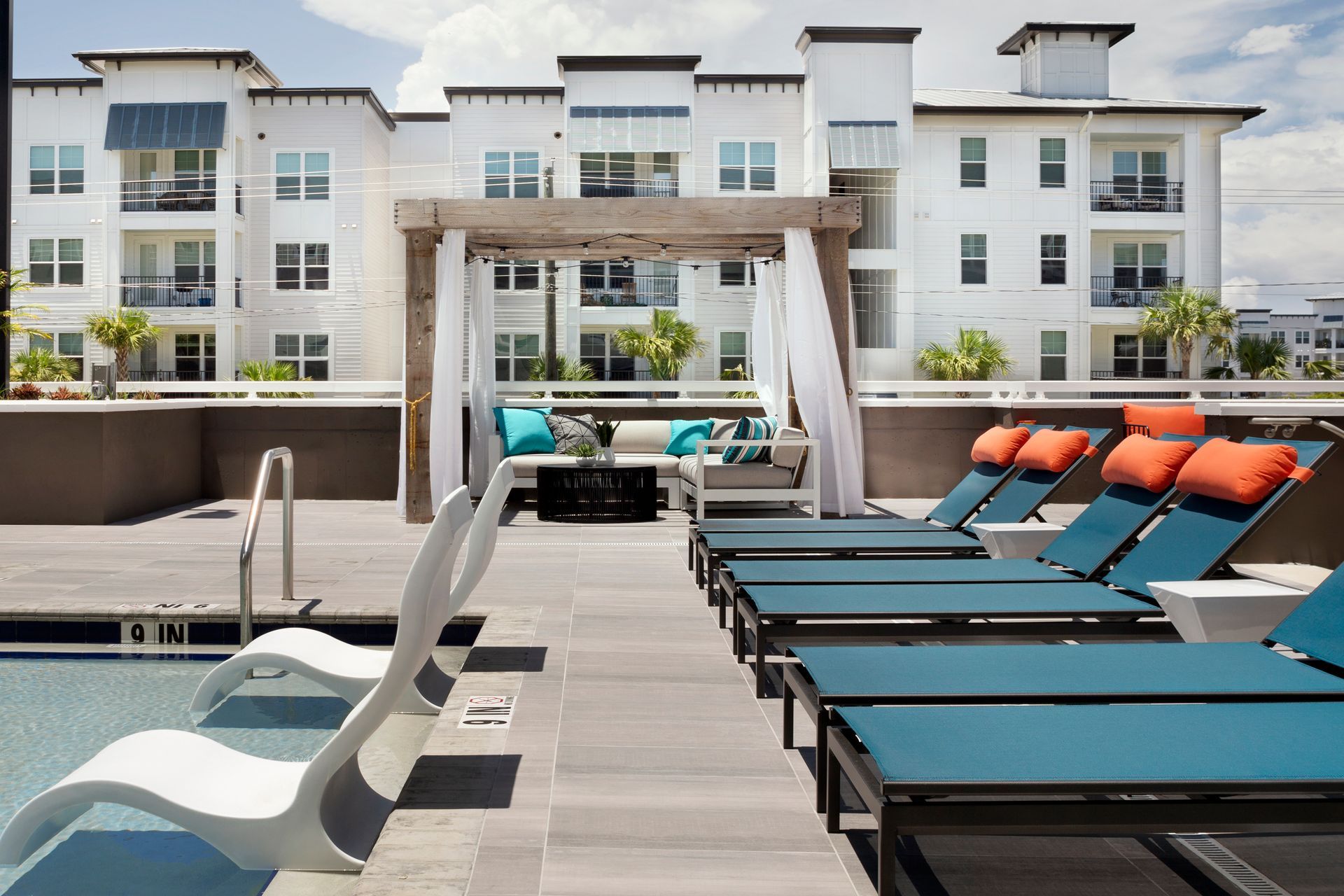 Poolside view.