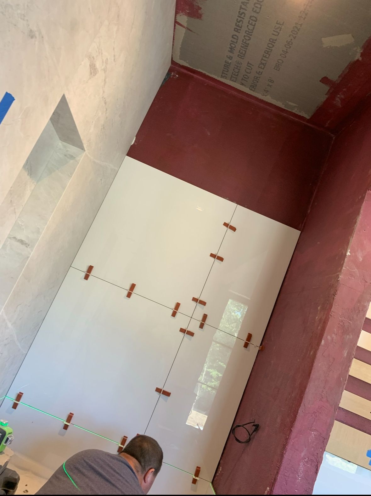 Custom shower tile installation Fairfield County CT by Executive Homes