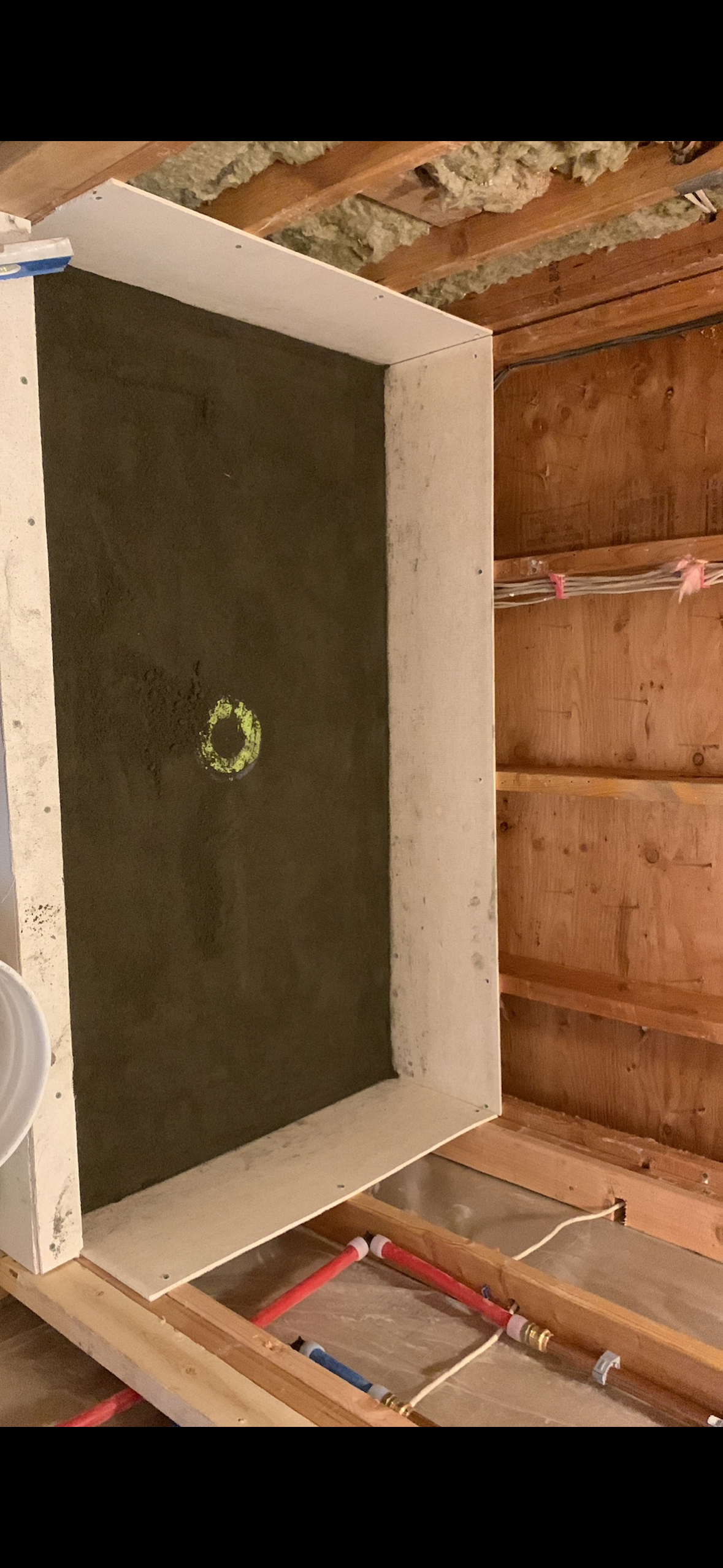 Bathroom waterproofing and tile prep Fairfield County CT by Executive Homes